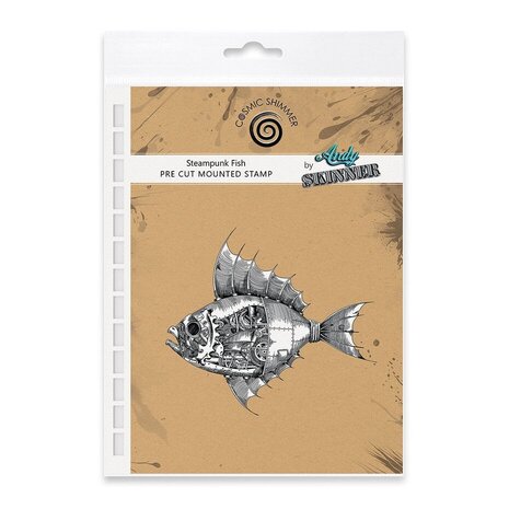 Cosmic Shimmer Andy Skinner Pre Cut Rubber Stamp Steampunk Fish (07-0055-AS) Cosmic Shimmer Andy Skinner Pre Cut Rubber Stamp Steampunk Fish (07-0055-AS)