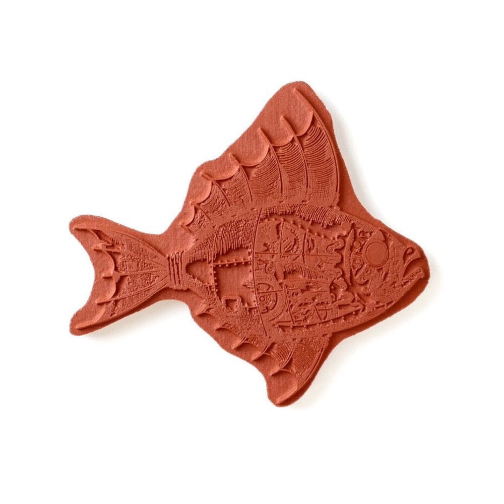 Cosmic Shimmer Andy Skinner Pre Cut Rubber Stamp Steampunk Fish (07-0055-AS) Cosmic Shimmer Andy Skinner Pre Cut Rubber Stamp Steampunk Fish (07-0055-AS)