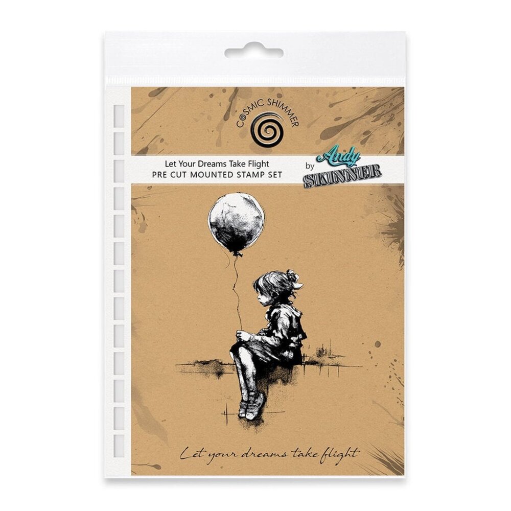 Cosmic Shimmer Andy Skinner Pre Cut Rubber Stamp Let Your Dreams Take Flight (07-0060-AS) Cosmic Shimmer Andy Skinner Pre Cut Rubber Stamp Let Your Dreams Take Flight (07-0060-AS)