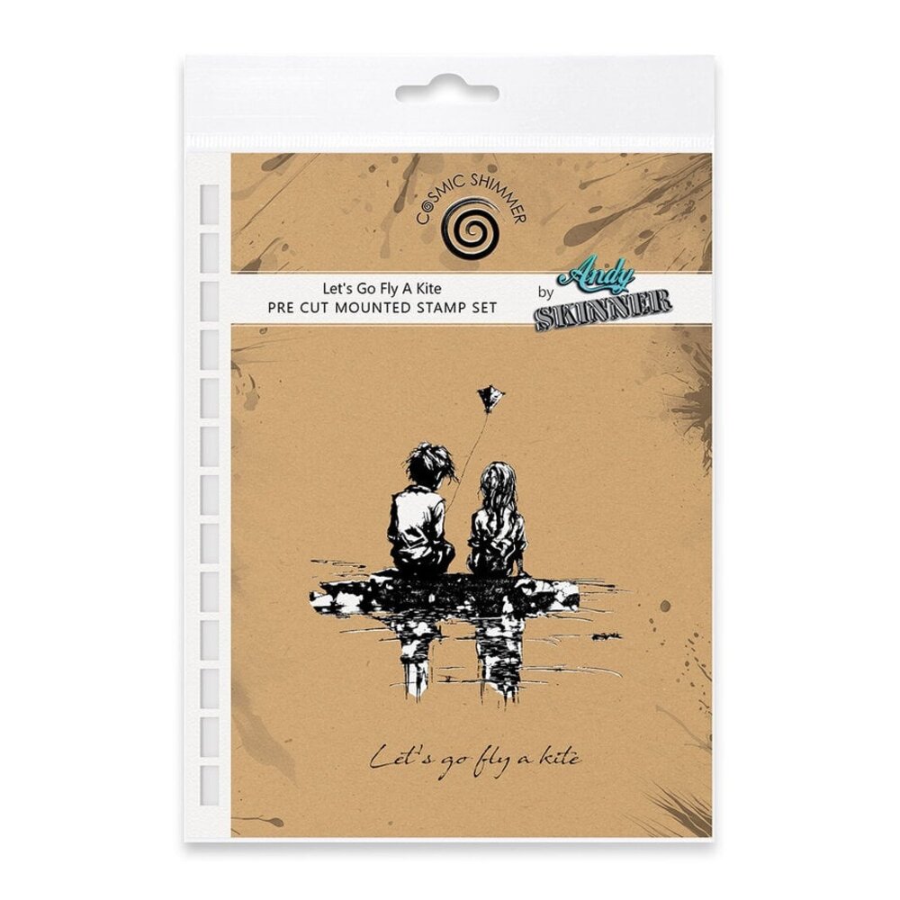 Cosmic Shimmer Andy Skinner Pre Cut Rubber Stamp Let's Go Fly A Kite (07-0064-AS) Cosmic Shimmer Andy Skinner Pre Cut Rubber Stamp Let's Go Fly A Kite (07-0064-AS)