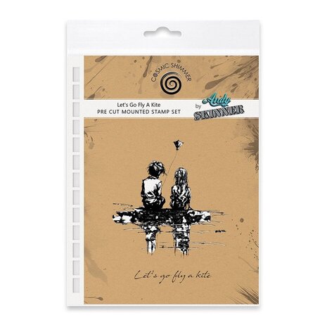Cosmic Shimmer Andy Skinner Pre Cut Rubber Stamp Let's Go Fly A Kite (07-0064-AS) Cosmic Shimmer Andy Skinner Pre Cut Rubber Stamp Let's Go Fly A Kite (07-0064-AS)