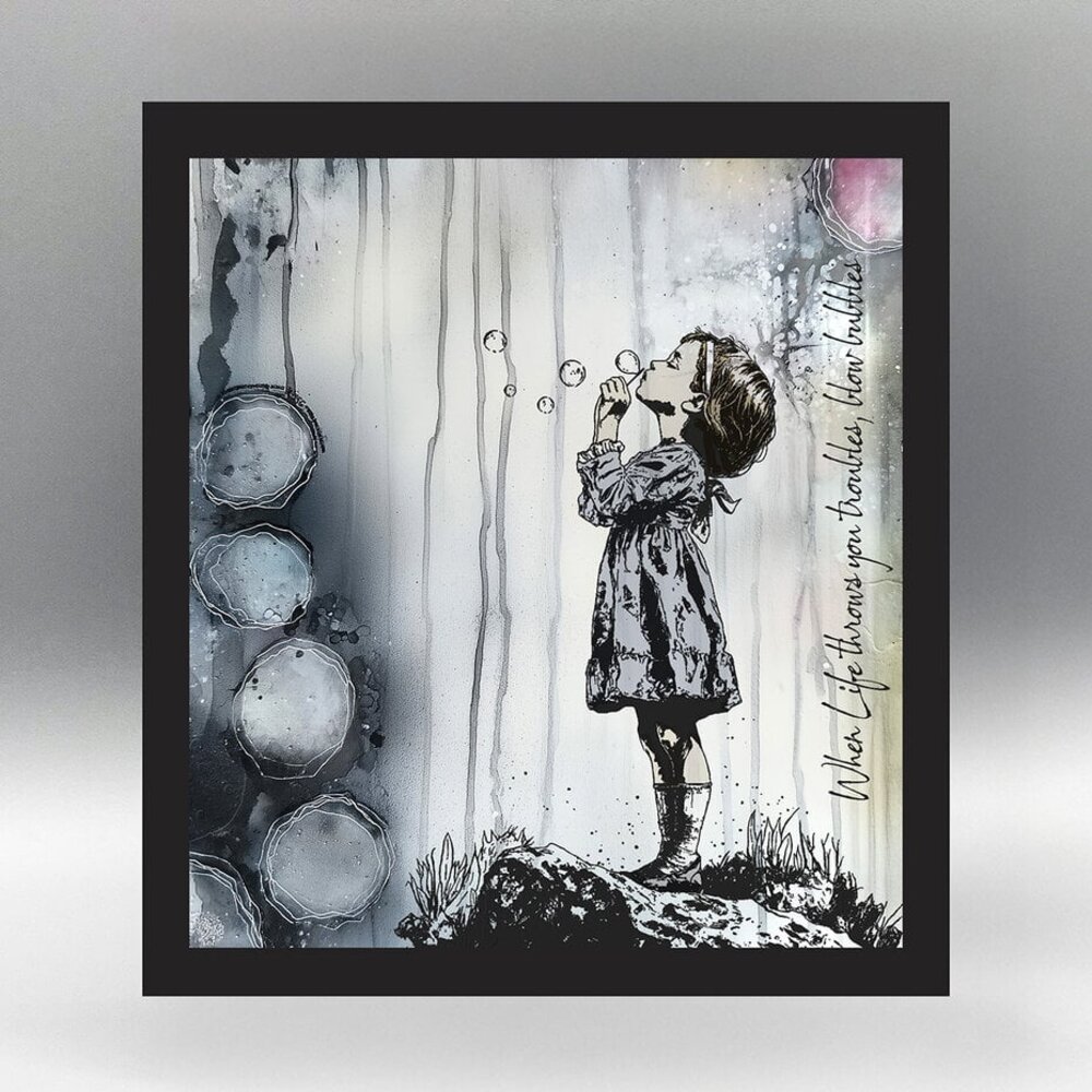 Cosmic Shimmer Andy Skinner Pre Cut Rubber Stamp Blowing Bubbles (07-0071-AS)