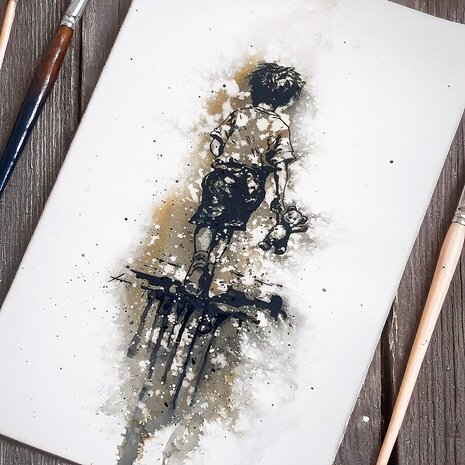 Cosmic Shimmer Andy Skinner Pre Cut Rubber Stamp Let The Adventure Begin (07-0073-AS)