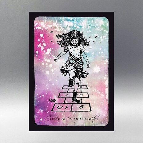 Cosmic Shimmer Andy Skinner Pre Cut Rubber Stamp Believe In Yourself! (07-0076-AS) Cosmic Shimmer Andy Skinner Pre Cut Rubber Stamp Believe In Yourself! (07-0076-AS)