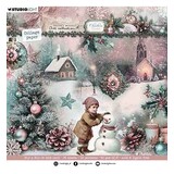 Studio Light Christmas Blush 8x8 Inch Backgrounds & Elements Paper Pad (JMA-CB-CPP391)
