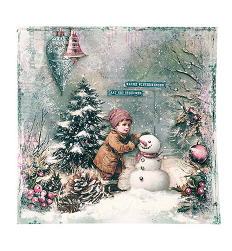 Studio Light Christmas Blush 8x8 Inch Backgrounds & Elements Paper Pad (JMA-CB-CPP391)