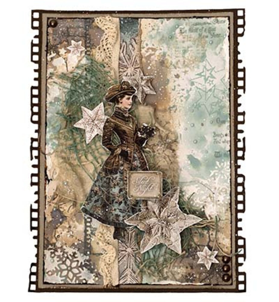 Studio Light Christmas Blush 8x8 Inch Backgrounds & Elements Paper Pad (JMA-CB-CPP391)