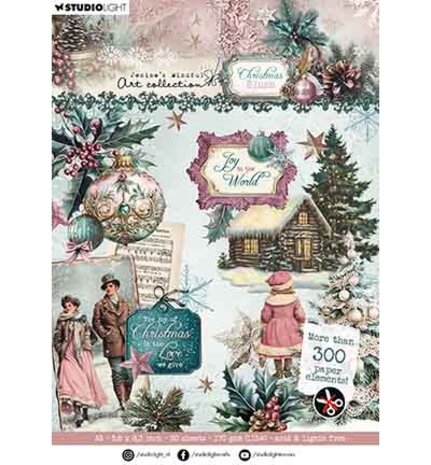 Studio Light Christmas Blush A5 Die-Cut Paper Pad (JMA-CB-DCPP392) Studio Light Christmas Blush A5 Die-Cut Paper Pad (JMA-CB-DCPP392)