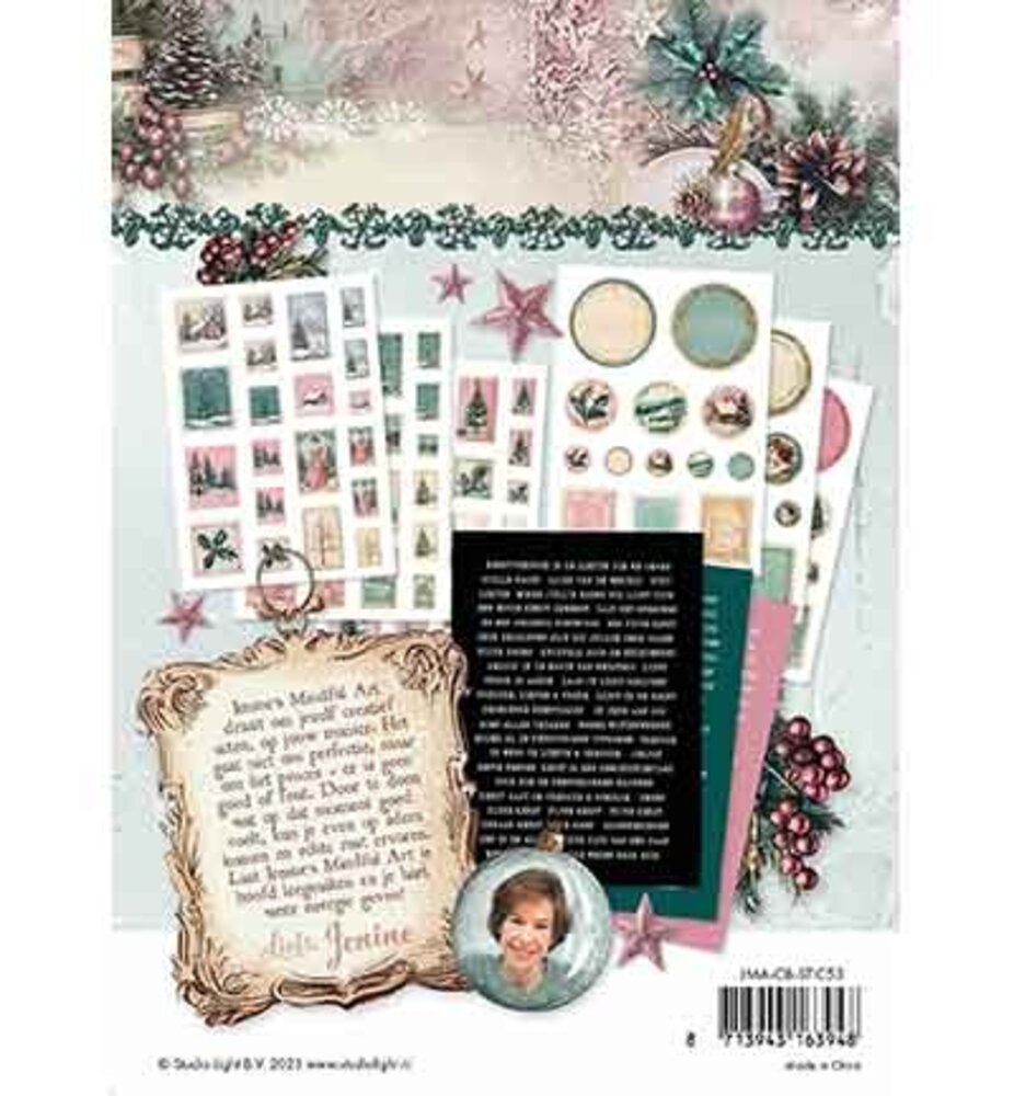 Studio Light Christmas Blush Stickers Zegels & Teksten (JMA-CB-STIC53) Studio Light Christmas Blush Stickers Zegels & Teksten (JMA-CB-STIC53)