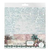 Studio Light Christmas Blush Acetate Sheets 8x8 Inch White & Vintage Mint (JMA-CB-ACS20)
