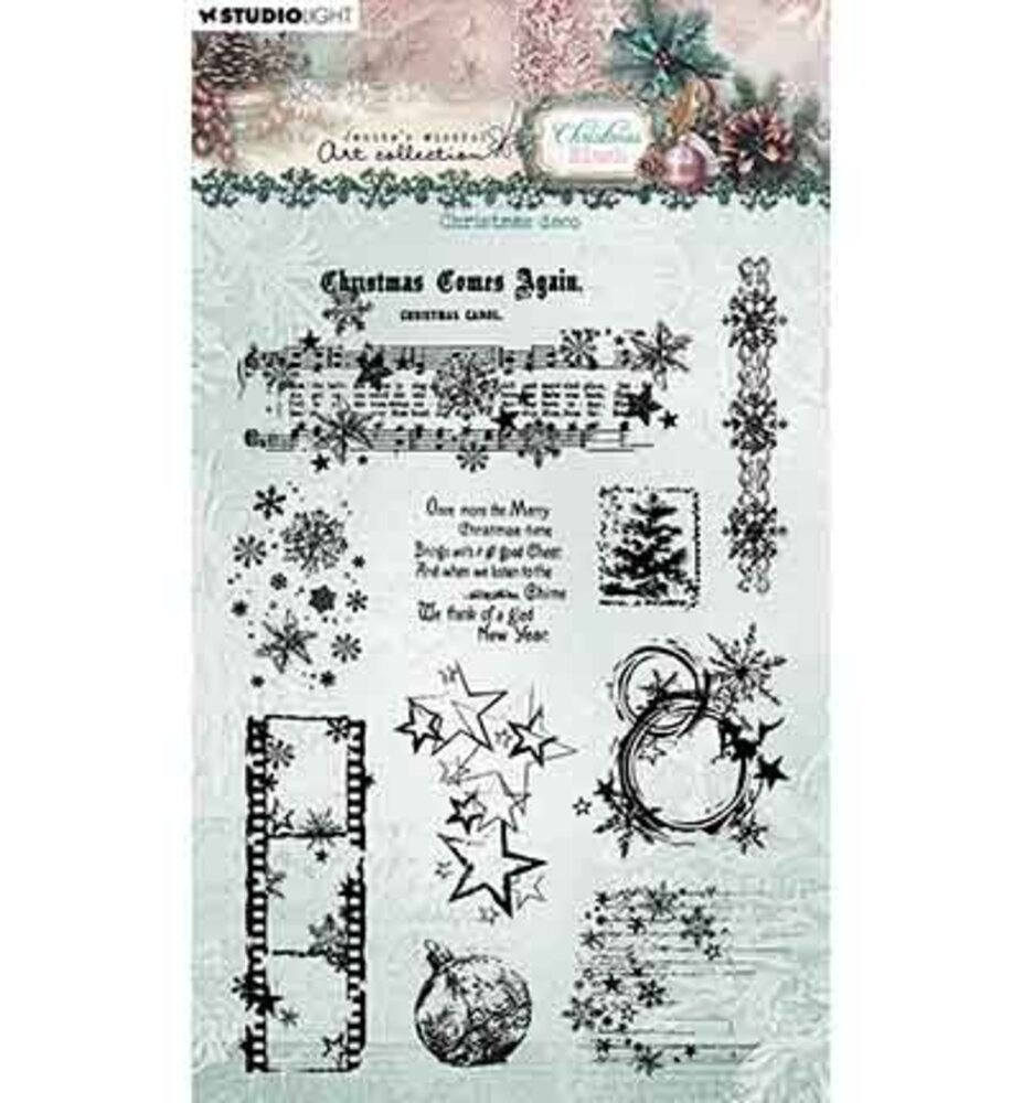 Studio Light Christmas Blush Clear Stamp Christmas Deco (JMA-CB-STAMP883) Studio Light Christmas Blush Clear Stamp Christmas Deco (JMA-CB-STAMP883)