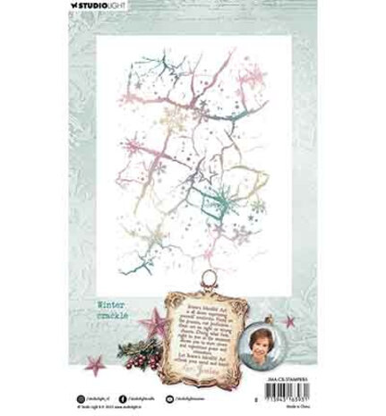 Studio Light Christmas Blush Clear Stamp Winter Crackle (JMA-CB-STAMP885) Studio Light Christmas Blush Clear Stamp Winter Crackle (JMA-CB-STAMP885)