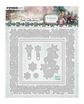 Studio Light Christmas Blush Snijmal Snowy Frame (JMA-CB-CD1059)