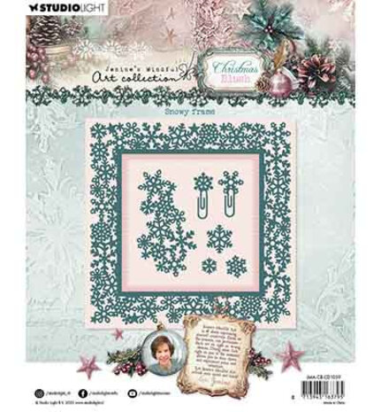 Studio Light Christmas Blush Snijmal Snowy Frame (JMA-CB-CD1059)