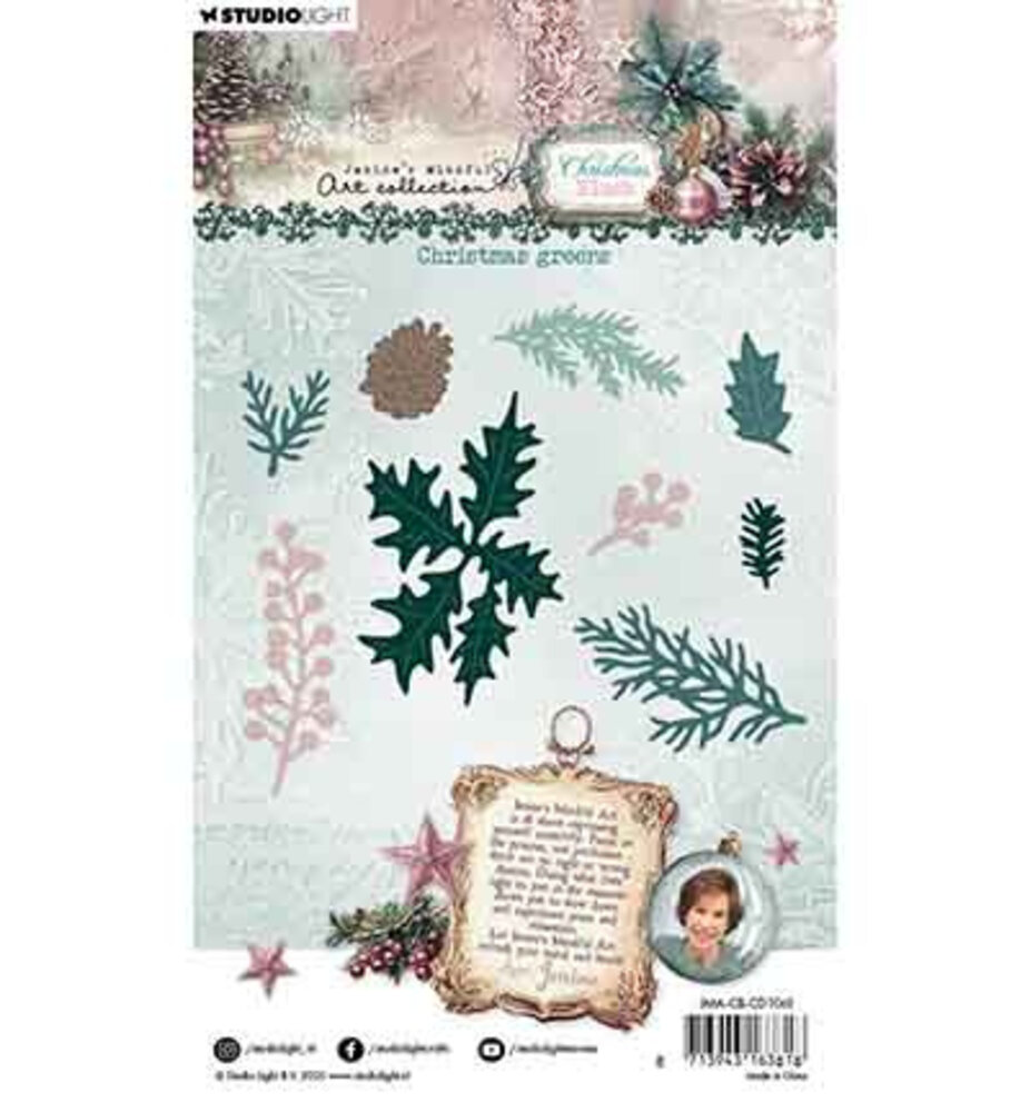 Studio Light Christmas Blush Snijmal Christmas Greens (JMA-CB-CD1061) Studio Light Christmas Blush Snijmal Christmas Greens (JMA-CB-CD1061)