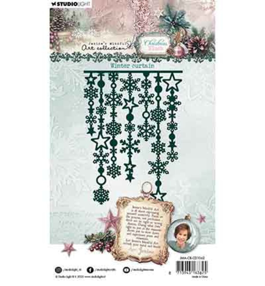 Studio Light Christmas Blush Snijmal Winter Curtain (JMA-CB-CD1062) Studio Light Christmas Blush Snijmal Winter Curtain (JMA-CB-CD1062)