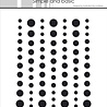 Simple and Basic Matte Enamel Dots Black (SBA046) Simple and Basic Matte Enamel Dots Black (SBA046)
