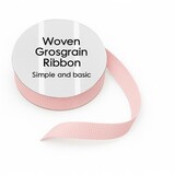 Simple and Basic Grosgrain Ribbon Light Pink (SBA453)