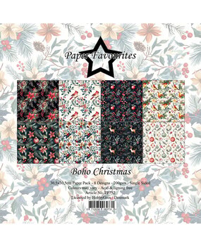 Paper Favourites Boho Christmas 12x12 Inch Paper Pad (PF752) Paper Favourites Boho Christmas 12x12 Inch Paper Pad (PF752)