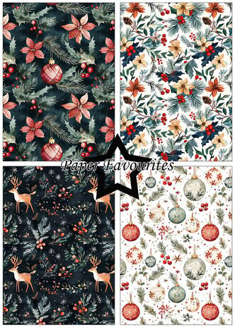 Paper Favourites Boho Christmas A5 Paper Pad (PFA193) Paper Favourites Boho Christmas A5 Paper Pad (PFA193)