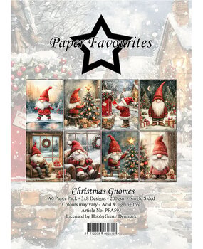 Paper Favourites Christmas Gnomes A6 Paper Pad (PFA593) Paper Favourites Christmas Gnomes A6 Paper Pad (PFA593)