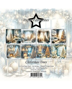Paper Favourites Christmas Trees 6x6 Inch Paper Pad (PF553)