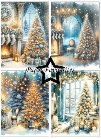 Paper Favourites Christmas Trees A6 Paper Pad (PFA594) Paper Favourites Christmas Trees A6 Paper Pad (PFA594)