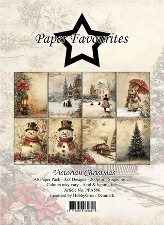 Paper Favourites Victorian Christmas A6 Paper Pad (PFA596)