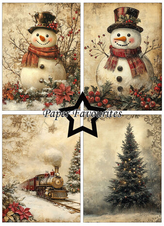 Paper Favourites Victorian Christmas A6 Paper Pad (PFA596)