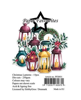 Paper Favourites Die-Cuts Christmas Lanterns (PFD031) Paper Favourites Die-Cuts Christmas Lanterns (PFD031)