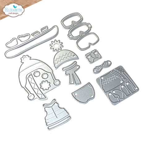 Elizabeth Craft Designs Living it Up Dies Little Mouse Winter Accessories (2284) Elizabeth Craft Designs Living it Up Dies Little Mouse Winter Accessories (2284)