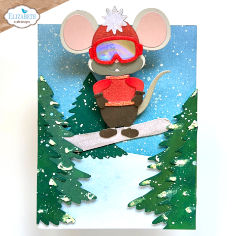Elizabeth Craft Designs Living it Up Dies Little Mouse Winter Accessories (2284) Elizabeth Craft Designs Living it Up Dies Little Mouse Winter Accessories (2284)