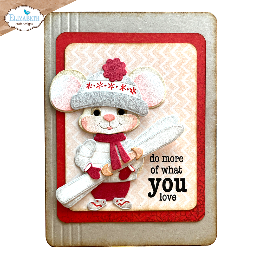 Elizabeth Craft Designs Living it Up Dies Big Mouse Winter Accessories (2285) Elizabeth Craft Designs Living it Up Dies Big Mouse Winter Accessories (2285)