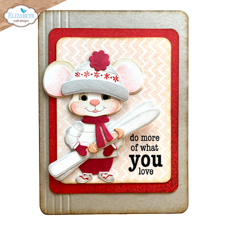 Elizabeth Craft Designs Living it Up Dies Big Mouse Winter Accessories (2285) Elizabeth Craft Designs Living it Up Dies Big Mouse Winter Accessories (2285)