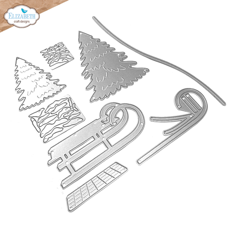 Elizabeth Craft Designs Living it Up Dies Winter Scenery Accessories (2286) Elizabeth Craft Designs Living it Up Dies Winter Scenery Accessories (2286)