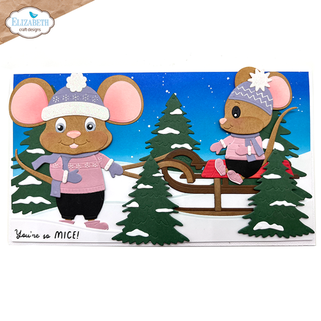 Elizabeth Craft Designs Living it Up Dies Winter Scenery Accessories (2286) Elizabeth Craft Designs Living it Up Dies Winter Scenery Accessories (2286)
