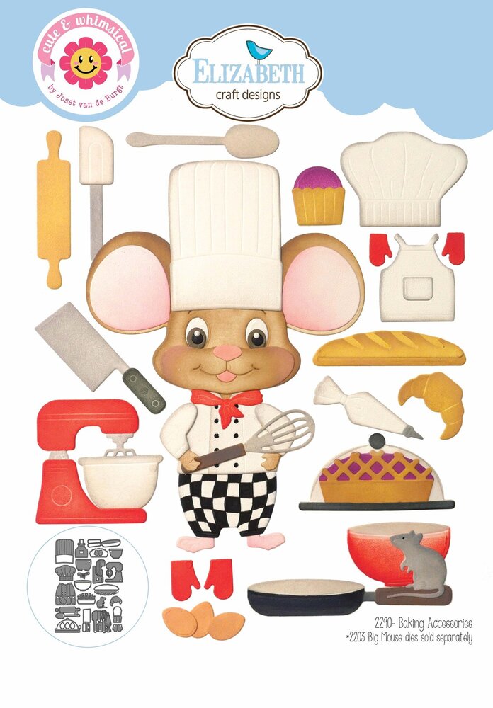 Elizabeth Craft Designs Living it Up Dies Baking Accessories (2290) Elizabeth Craft Designs Living it Up Dies Baking Accessories (2290)