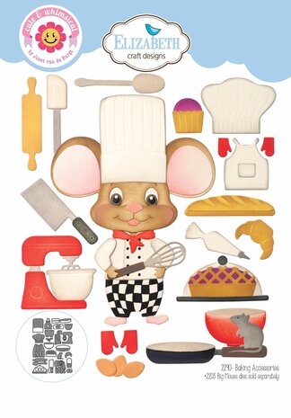 Elizabeth Craft Designs Living it Up Dies Baking Accessories (2290) Elizabeth Craft Designs Living it Up Dies Baking Accessories (2290)