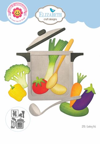 Elizabeth Craft Designs Living it Up Dies Cooking pot (2291) Elizabeth Craft Designs Living it Up Dies Cooking pot (2291)