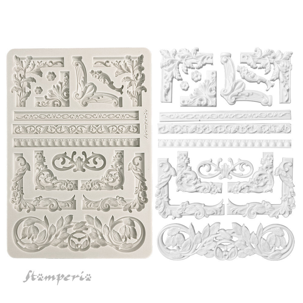 Stamperia Art Stories A4 Silicon Mould Frames (KACMA405) Stamperia Art Stories A4 Silicon Mould Frames (KACMA405)