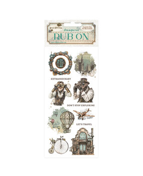 Stamperia Voyages Fantastiques Rub-on 4x8,5 Inch Mechanical Wonders (DFLRB192) Stamperia Voyages Fantastiques Rub-on 4x8,5 Inch Mechanical Wonders (DFLRB192)