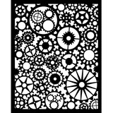 Stamperia Voyages Fantastiques Thick Stencil 20X25cm Gears Pattern (KSTD188)