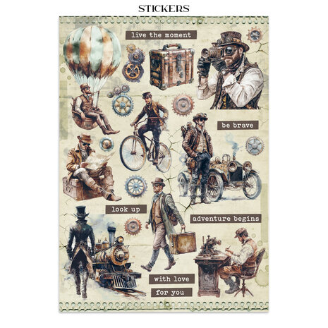 Stamperia Voyages Fantastiques Junk Journal (SBJK05) Stamperia Voyages Fantastiques Junk Journal (SBJK05)