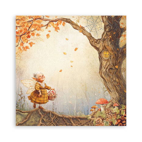 Stamperia Whispering Woods 12x12 Inch Single Face Paper Pack (SBBXLB29)