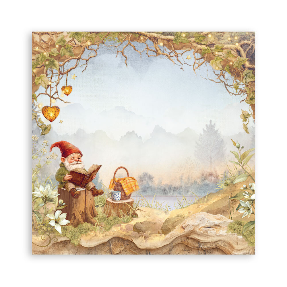 Stamperia Whispering Woods 12x12 Inch Single Face Paper Pack (SBBXLB29)