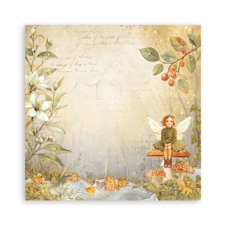 Stamperia Whispering Woods 12x12 Inch Single Face Paper Pack (SBBXLB29)