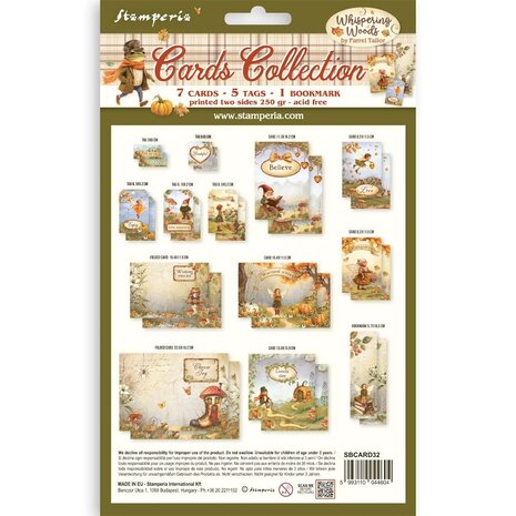 Stamperia Whispering Woods Cards Collection (SBCARD33) Stamperia Whispering Woods Cards Collection (SBCARD33)