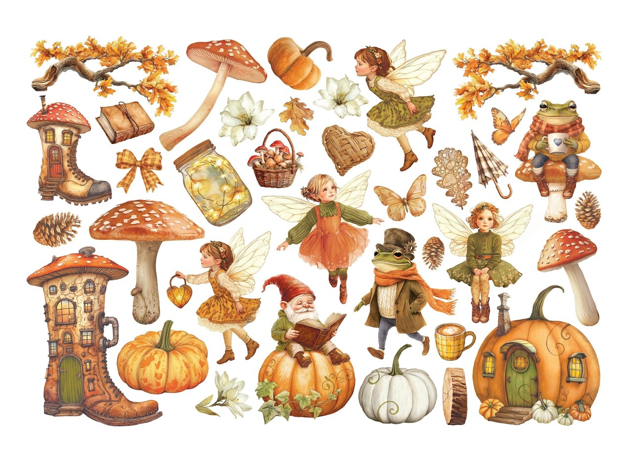 Stamperia Whispering Woods Ephemera (DFLCT68) Stamperia Whispering Woods Ephemera (DFLCT68)