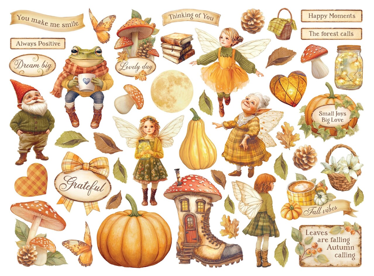 Stamperia Whispering Woods Die Cuts (DFLDC120) Stamperia Whispering Woods Die Cuts (DFLDC120)