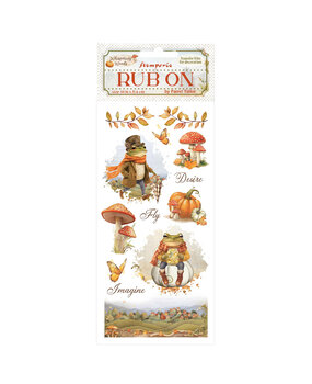 Stamperia Whispering Woods Rub-On 4x8,5 Inch Mr Frog (DFLRB187) Stamperia Whispering Woods Rub-On 4x8,5 Inch Mr Frog (DFLRB187)